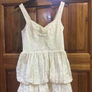 Guess Tiered Lace Dress